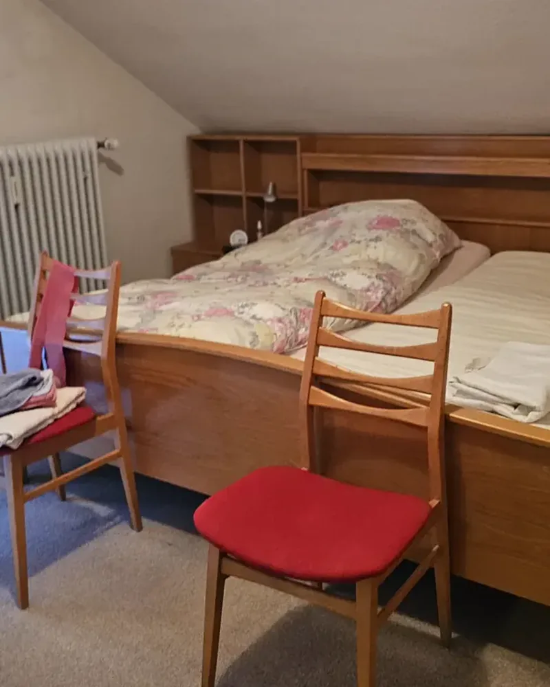 Wohnungsauflösung Malsch — Referenz: Schlafzimmer vor der Räumung